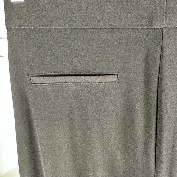 Hilary Radley High Rise Trousers Women M Black Pull On Crop Pant Business Casual - Picture 9 of 11